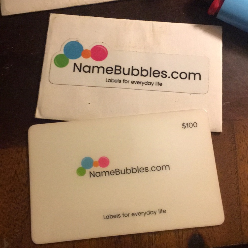Gift card for ALL kinds of labelling!